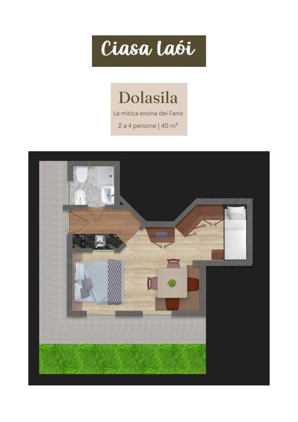 Apartment Ciasa Laoi San Cassiano  Eksteriør bilde