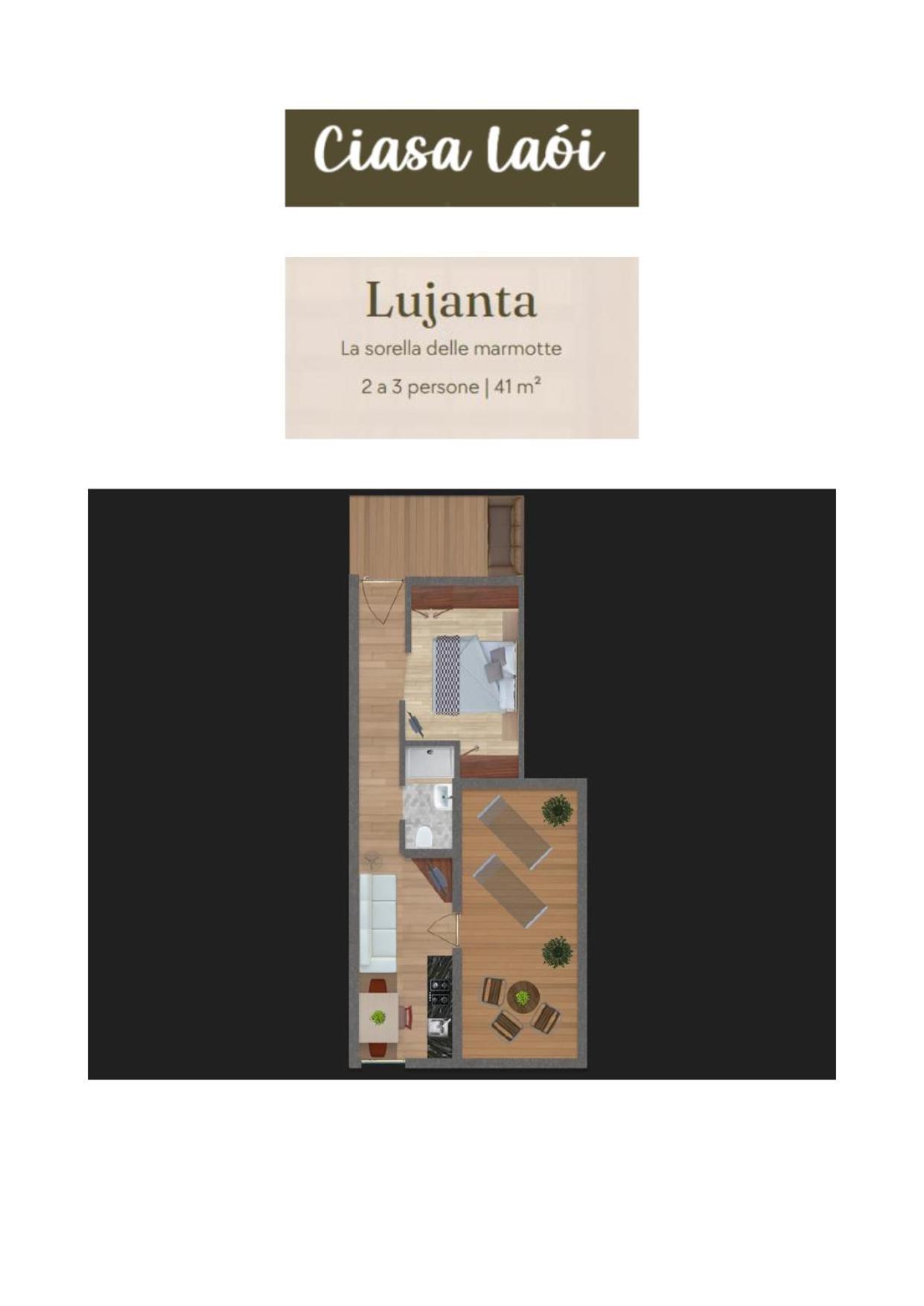 Apartment Ciasa Laoi San Cassiano  Eksteriør bilde